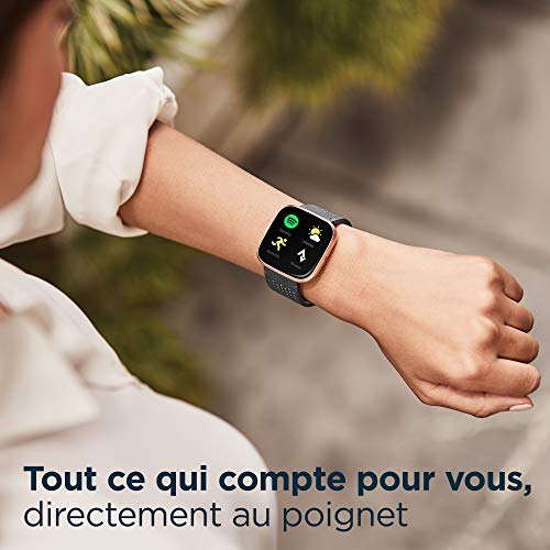 Montre Sport Fitbit Versa 2 Se Brume / Fumé Tissé - vue 6