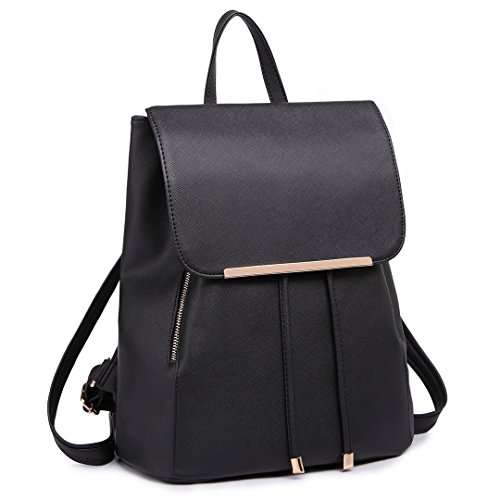 Miss Lulu Bolsos Mochila para Mujer,Mochila Impermeable de PU,Estilo Moderno para Uso Diario,Trabajo...