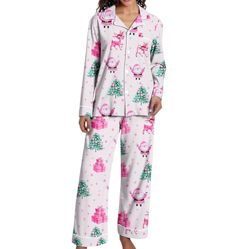 Pyjama de Noël femme ensemble joyeux pour partager la magie des fêtes en famille