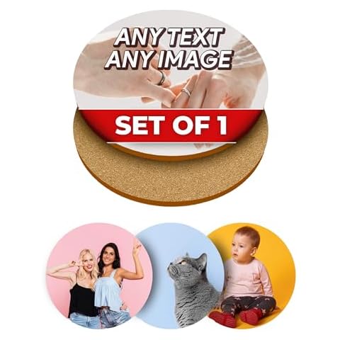 Custom Photo Coaster Set for Kitchen Cover