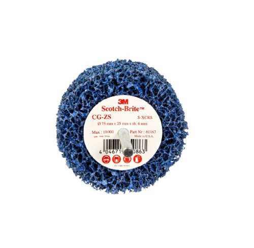 Roue abrasive non tissée 3M élimine la rouille incrustée sans abîmer le métal