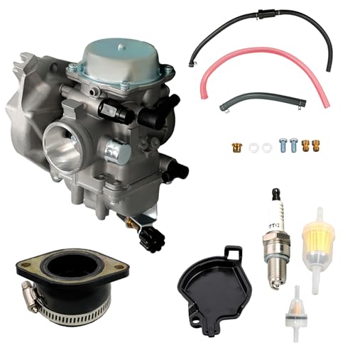 Carburetor Carb with Intake Boot Replacement for Kawasaki Lakota 300 KEF300A Sport KEF300B Replacement for 15003-1157 16065-1301