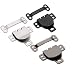 Maosifang 60 Set Sewing Hooks and Eyes Closure for Bra Trousers Skirt Dress and Sewing DIY Craft,3 Colors