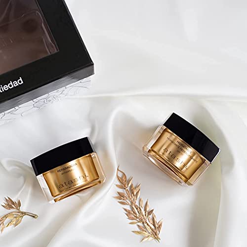 Atashi Atashi. Rytualny urody Hydrat & Repairs | Krem do naprawy przeciwzmarszczkowej + redensifying nawilżający SPF15 | Z retinolem |. 50ml + 50ml.