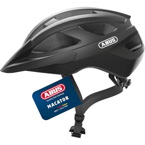 ABUS Casco de ciclismo de carretera Macator - casco de ciclismo deportivo para principiantes - también para usuarios con coleta - para hombres y mujeres