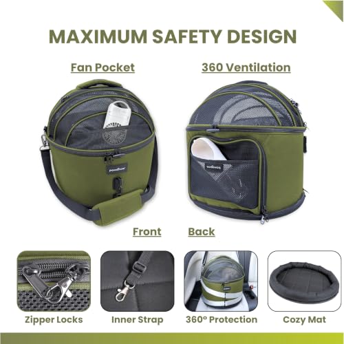 Pawsincar Crash-Tested Dog Car Seat