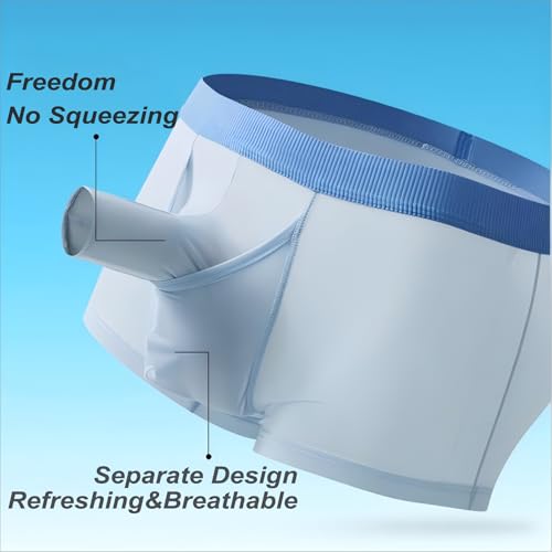 Ouruikia Mens Underwear Boxer Briefs Breathable Quick Dry Boxers Briefs Moisture Wicking Trunks2