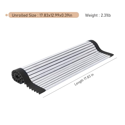 Tabla de cortar enrollable acero inoxidable 304 45.3x33 cm miniatura 2