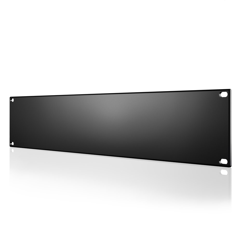 AC InfinityAC Infinity Rack Panel Accessory Blank 2U Space for 19" Rackmount, Heavy-Duty 3mm Gauge Steel, Black