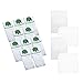 10 Replacement for Miele U HEPA Style Cloth Bags & 4 Micro Filters, Compatible With Part # 07282050, by Think Crucial
