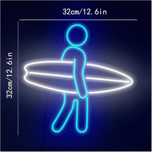 Néon Surfing pour l'esthétique veilleuse de salon moderne - 2