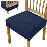 Ystyle Coprisedie Elasticizzato Universale 6 Pezzi, Blu Scuro...