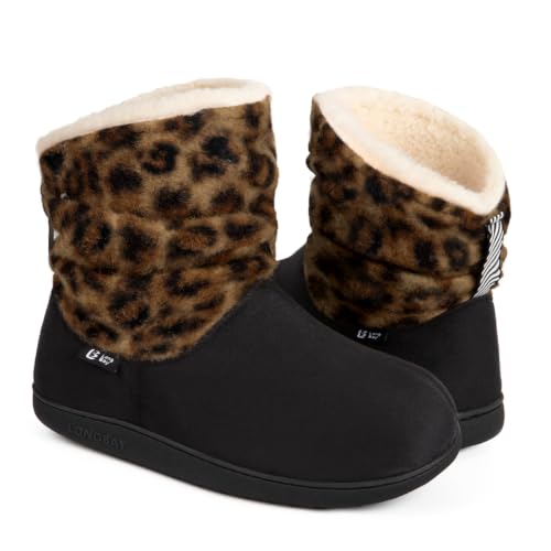 LongBay Women's Warm Winter Bootie Slippers Boots - image 1