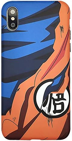 Abbery for iPhone 7 Plus/iPhone 8 Plus Case, Dragon Ball Super Son Goku Cartoon Design Japanese Style Soft Silicone TPU Cell Phone Back Cover for iPhone 7 Plus/iPhone 8 Plus Cases