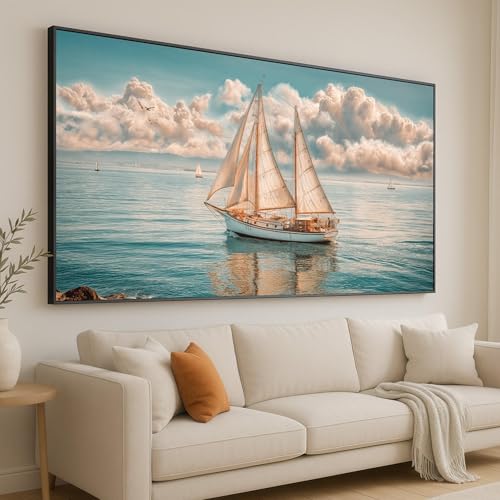 Décoration intérieure marine pour raviver un mur blanc triste 30x50cm