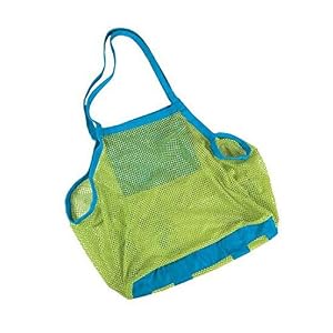 Large Mesh Beach Bag Childrens Toy Storage Swimming Equipment Storage Bag Laundry Tote BackpackStay Away from Sand and Water