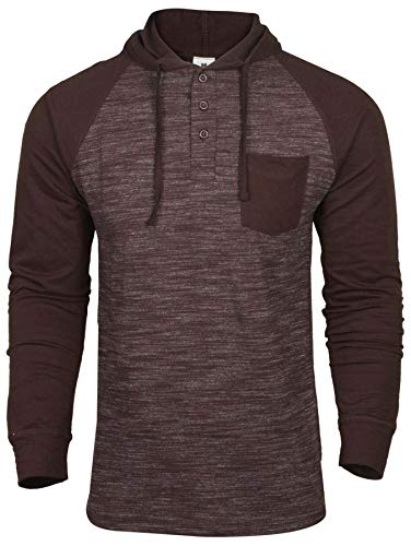 9 Crowns Raglan Lightweight Pullover Long Sleeve Hoodie