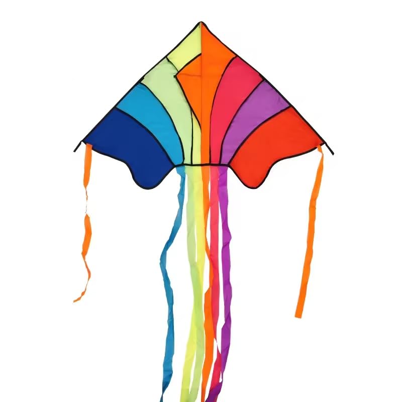 Delta Rainbow Kite with Tail - Vibrant Colors for High-Flying Fun (B0CW1WGK8K) Amazon Price History, Amazon Price Tracker