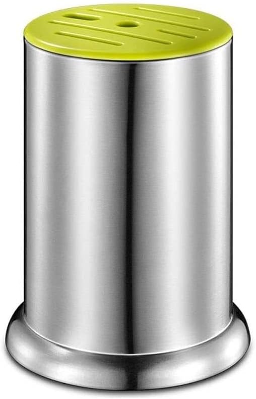 Knife Block Storage Stand Kitchen,Only Selling Cutter Holder,Stainless Steel Cylinder Multi-Functional for Rack Organizer Tool