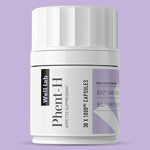 Well lab Phent-H Appetite Suppressant, Premium High Strength Supplement for Weight Loss Management, Appetite Reducer Pills & Hunger Control, 30 Capsules, UK Made - Image 6
