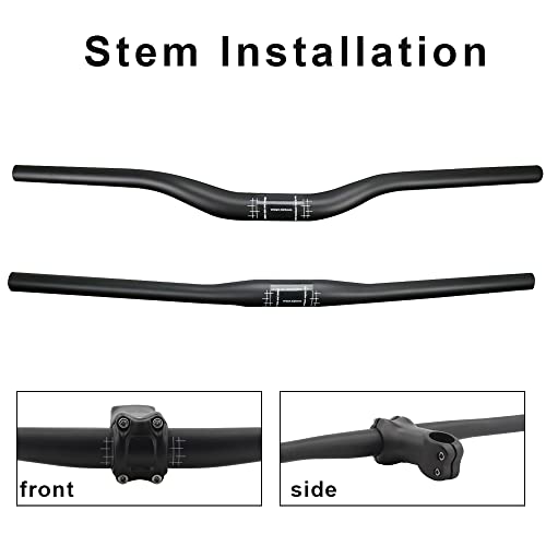 Guidon carbone VTT mat UD 760mm pour une précision de pilotage absolue - 4