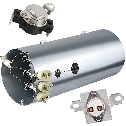 134792700 Dryer Heating Element, 137032600 Thermal Limiter and 3204267 Thermostat - Compatible With Elec-trolux Frigidaire Dryers - Repalces: AP4368653, 1482984, 134792700, 7134792700