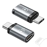 ライトニング to USB C変換アダプタ データ転送対応 PD 急速充電 データ転送 タイプC コネクタ iOSからタイプC変換コネクタ light-ningからTYPE-C変換アダプタ MacBook iPad iPhone 16/15 Xperia Galaxy Android その他USB-C機器対応【イヤホン非対応】 (2個セット)