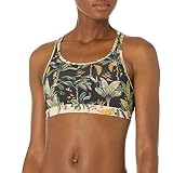 Body Glove Women's Standard Equalizer Medium Support Activewear Sport Bra, Equator Tropical, Small
