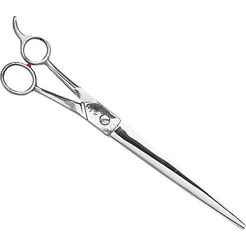 Geib Professional Dog Grooming Bent Shank Shears Straight or Curved 7.5, 8.5, 10 inch(Straight 10 inch)