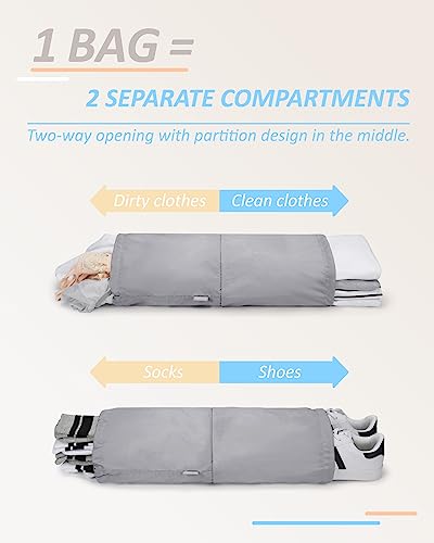 Image of BAGSMART Compression Packing Cubes for Travel, Lightweight Vacation Essentials, Suitcase Organizer Bags Set, Durable Luggage Organizer Travel Accessories (2 /4 /6 Set)