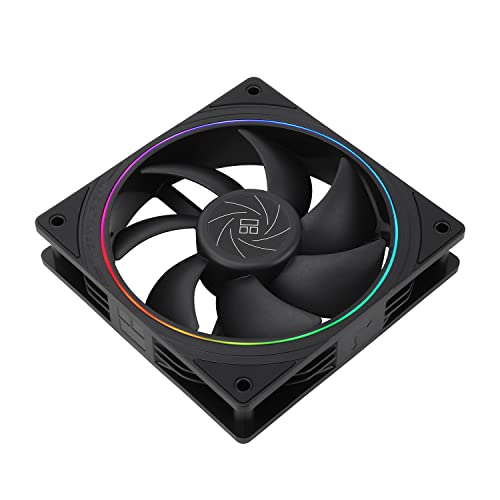Image of Thermalright TL-S12 CPU Fan 120mm case Cooler Fan, ARGB 5V 3-pin and 4-pin PWM Silent Computer Fan, fine Aperture Light Effect for case CPU Liquid Cooler and CPU air Cooler, 3 Pack (TL-S12 X 3)