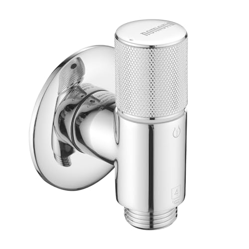Robinet d'angle G1/2" ultra fin idéal pour optimiser un mitigeur de toilettes - 2