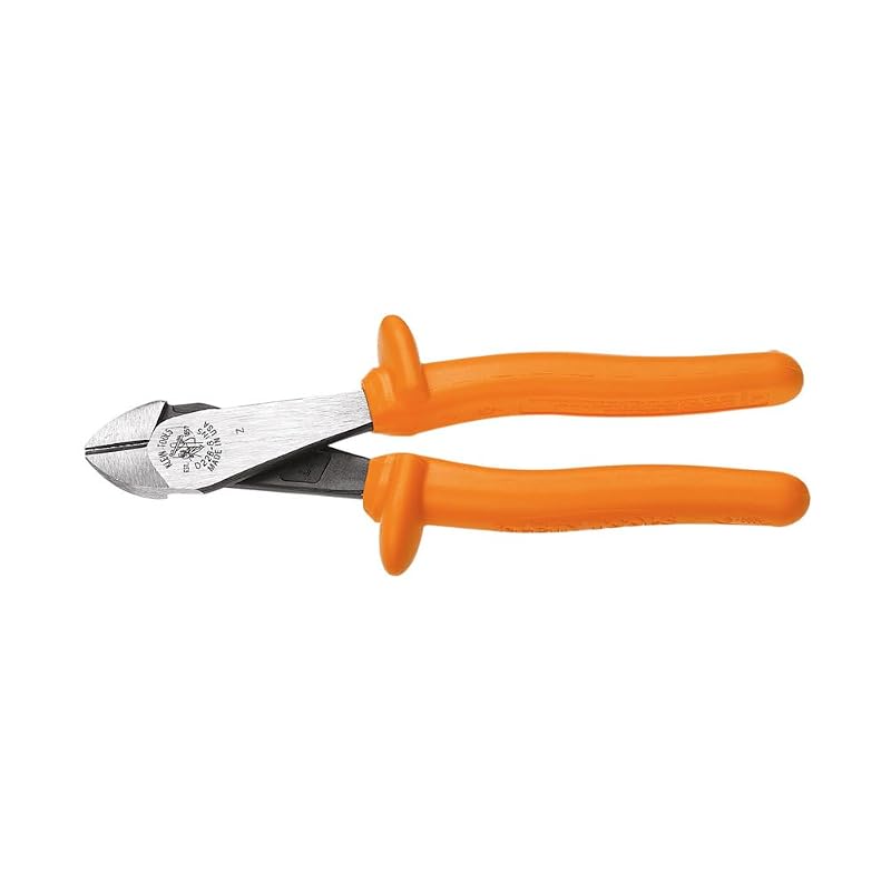 Alicate de Corte Diagonal Isolado para Serviço Pesado KLEIN TOOLS D2000-48-INS, Cabeça Angulada, 20,3 cm