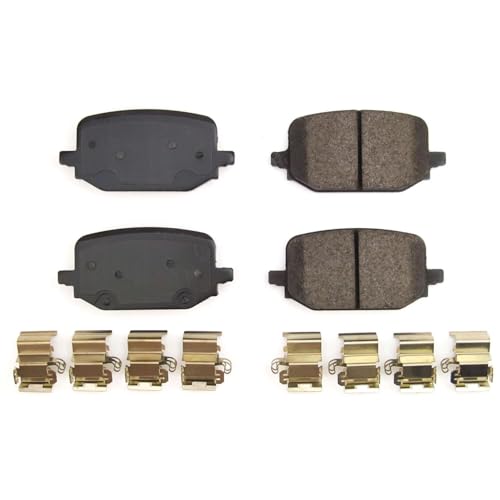 Image of PowerStop Rear Brake Pads for Ford Explorer 2020-25 | Ford Mustang 2024-25 - Z17 Ceramic Brake Pads with Installation Hardware, 17-2232