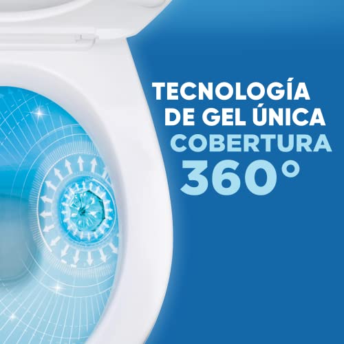 Miniatura 4 de Pato Discos Activos WC Lima, Limpia, Refresca y Perfuma el Inodoro, Eficacia 360°, Pack 1 Aparato + 3 Recambios = 18 discos