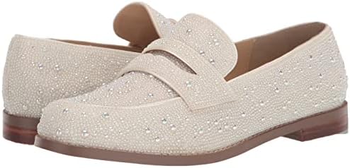 Betsey Johnson Women's Aron Loafer, Pearl, 7 | Image 6
