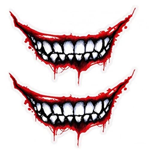 Payasos, Luggage Calcomanías autoadhesivas para casco de motocicleta, 2 unidades, para decoración de motos