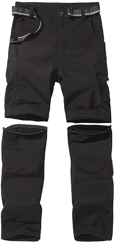 Boys Mens Scout Hiking Pants,Youth Casual Outdoor Quick Dry Waterproof Climbing 