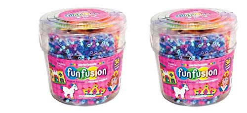 Perler Beads Magical Princess Fuse Bead Bucket Craft Activity Kit, 8504 pcs (Pack of 2)