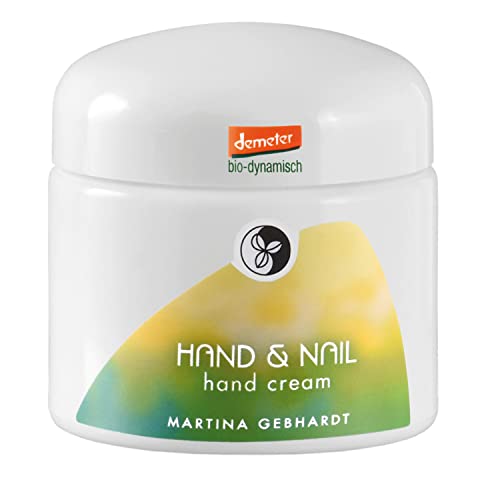 Martina Gebhardt HAND & NAIL Hand Cream (100ml) • Handcreme für sehr trockene Hände • Natürliche Handpflege mit Kamille • Bio-Naturkosmetik für rissige Hände & Nägel