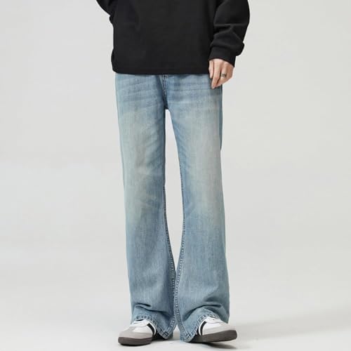 Mens Bell Bottom Jeans Y2k Flared Jeans Men Vintage Relaxed Fit Jeans Casual Regular Fit Flared Leg Denim Pants2