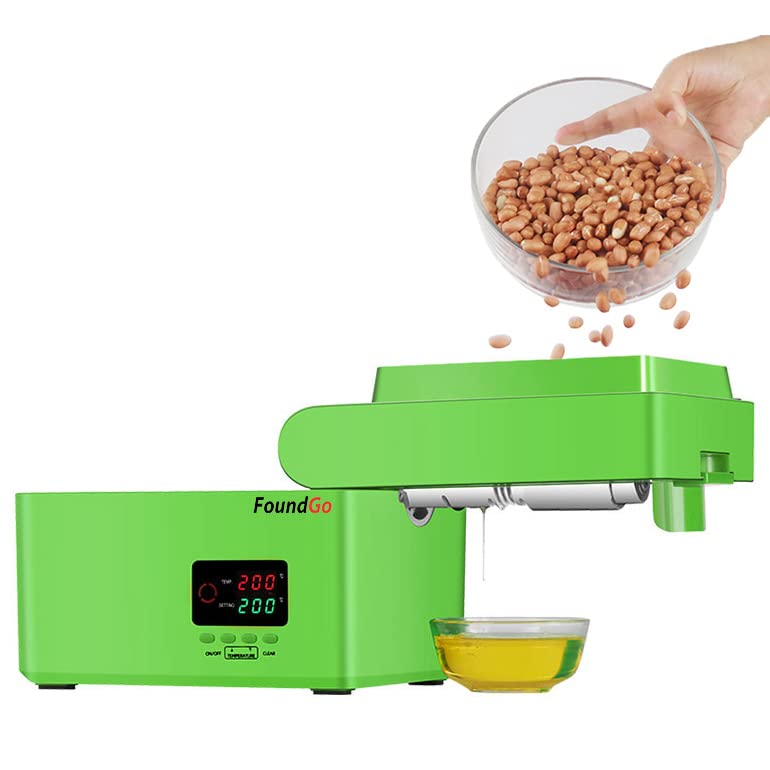 Amazon | FoundGo 搾油機 油絞り機電動 油絞り器 油搾り機自動式オイル