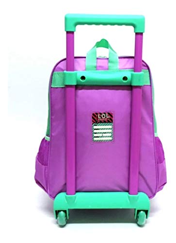 Mochila Infantil Lol Surprise Rodinhas G + Lancheira