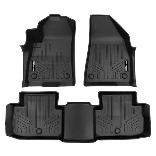 SMARTLINER Custom Fit All Weather Protection Black 2 Row Floor