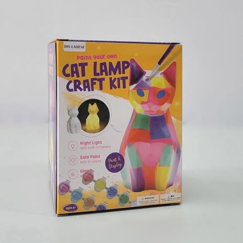 DIY-LAOESE Katze Lampe Malset-Bastelset