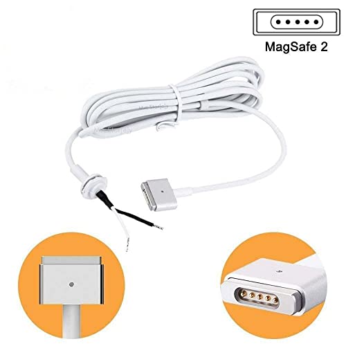 PrimeX Plus PX-MAC2 Apple Macbook A1425 A1435 A1465 A1502 için 5 Pin T Stili MagSafe 2 Güç Adaptörü Kablosu, Uzunluk: 1, 8 m