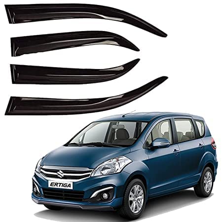 Image of Premium Non-Breakable Car Window Door Visor /Rain Guard /Wind Deflector Compatible for (Maruti Suzuki Ertiga (Old Model))