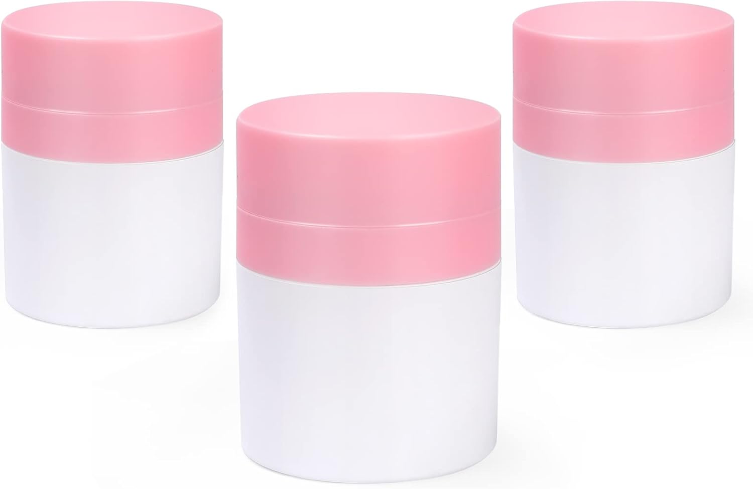 3 Pc Airless Pump Jar, Airless Pump Jars Sets, Containers