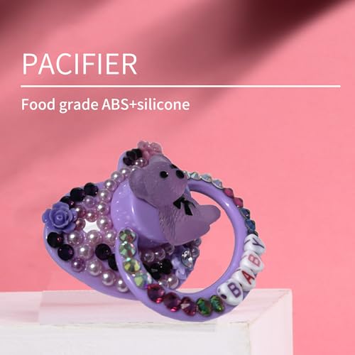 Image of Sized Pacifier, Stylish Bling Pacifier for Adult (Style 4)