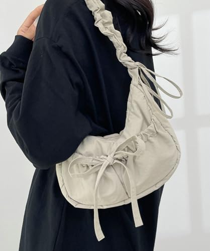 Quilted Tote Bag for Women Puffer Hobo Handbag Lightweight Quilted Padding Crossbody Dumpling Padded Shoulder Bag4